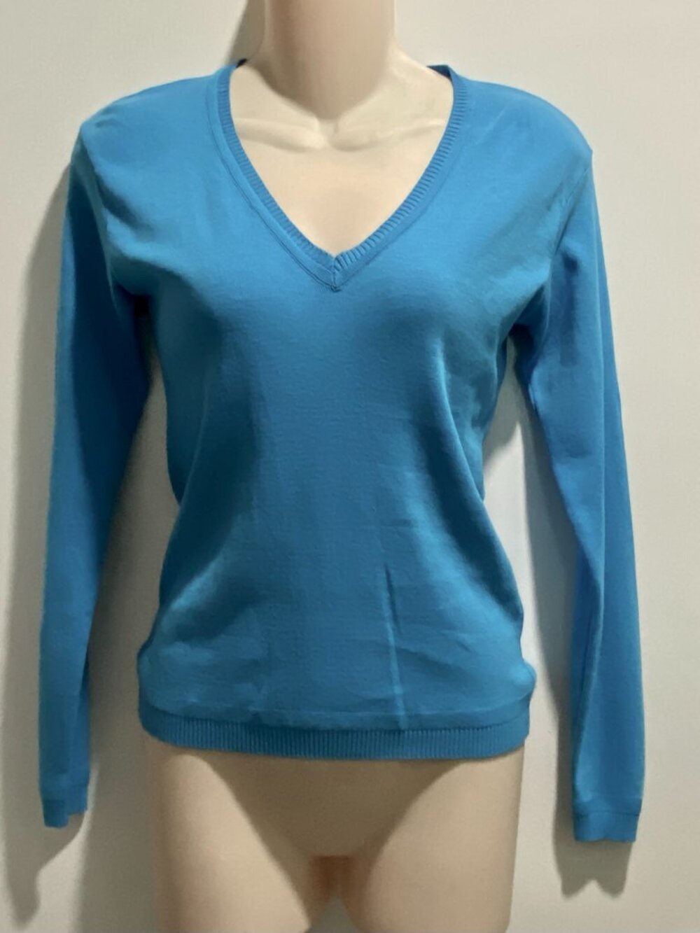 NWT United Colors of Benetton Cotton Preppy Capsule Y2K Minimalist Sweater XS